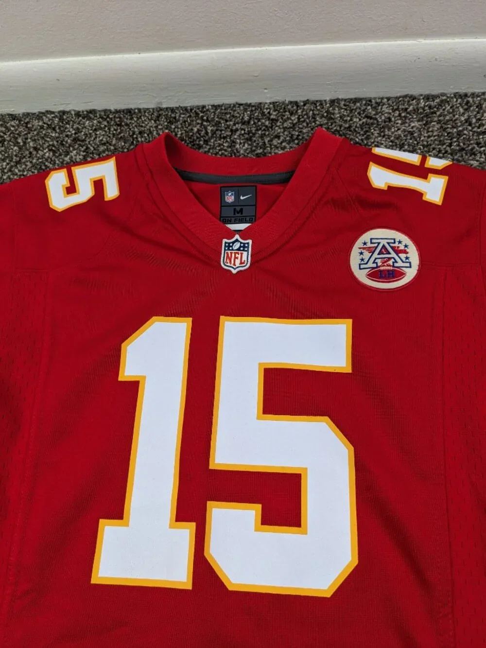 Patrick Mahomes Kansas City Chiefs Jersey Nike On Field Red Youth Boys Medium